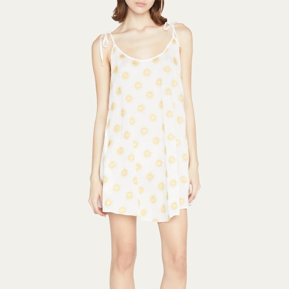 Solid & Striped The Jesse Embroidered Sun Mini Dress Size S - Picture 15 of 15